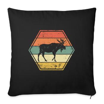 Elk Scandinavie - Housse de coussin décorative 45 x 45 cm - noir - Devant