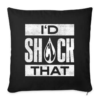 Pool Guy Cleaner Pool Service I'd Shock That Funny - Sofakissenbezug 45 x 45 cm - Schwarz - Vorne