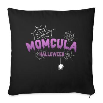MOMcula Halloween Awesome Cob Spider Designs - Sofakissenbezug 45 x 45 cm - Schwarz - Vorne