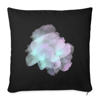splash bunt farbe muster aufdruck comic style - Sofakissenbezug 45 x 45 cm - Schwarz - Vorne
