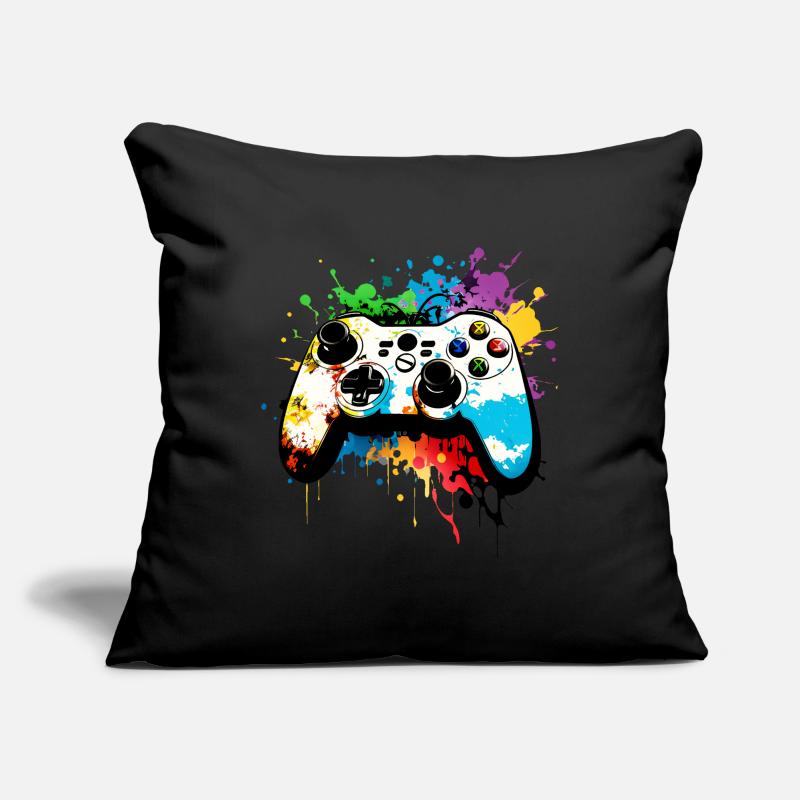 Gaming Controller Graffiti Computer Spiele Gamer Sofakissenbezug 45 x 45 cm
