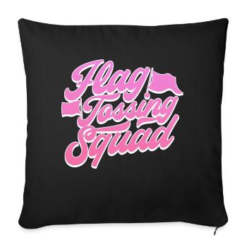 Flag Tossing Squad - Sofakissenbezug 45 x 45 cm - Schwarz - Vorne