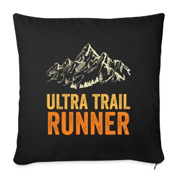 Ultra Trail Runner - Sofa pillowcase 17,3'' x 17,3'' (45 x 45 cm) - black - Front