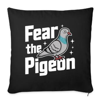 Pigeon Pigeons Animal Bird - Sofa pillowcase 17,3'' x 17,3'' (45 x 45 cm) - black - Front
