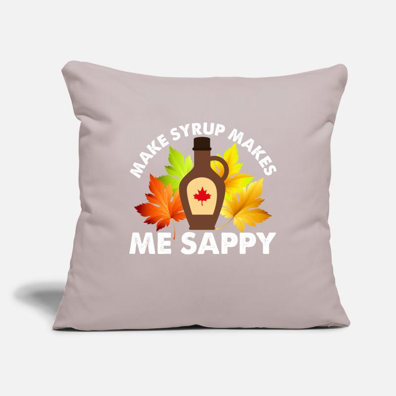 Make Syrup Makes Me Sappy Maple Tapping Sofakissenbezug 45 x 45 cm