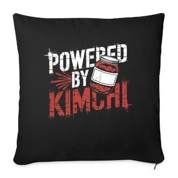 Kimchi – Spicy, healthy, unique - Sofa pillowcase 17,3'' x 17,3'' (45 x 45 cm) - black - Front