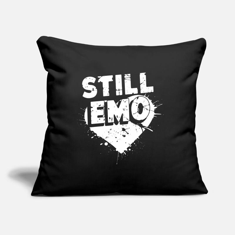 Toujours Emo ! Emo Goth Alternative Housse de coussin décorative 45 x 45 cm