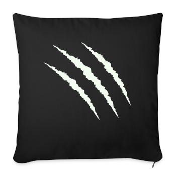 claw - Sofa pillowcase 17,3'' x 17,3'' (45 x 45 cm) - black - Front