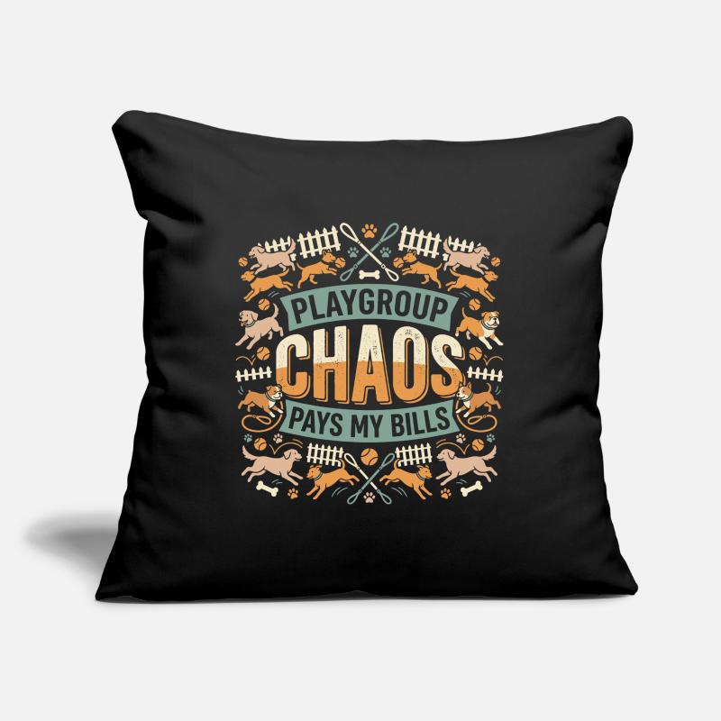 Technicien en chenil, assistant en chenil, soins aux animaux Housse de coussin décorative 45 x 45 cm