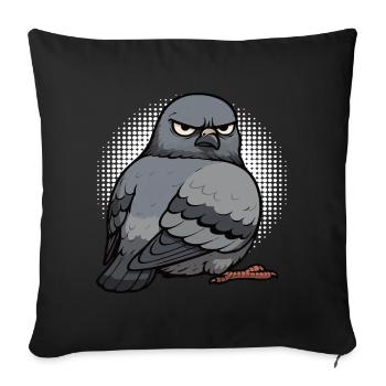 Pigeon pigeons pigeon fancier pigeon fancier - Sofa pillowcase 17,3'' x 17,3'' (45 x 45 cm) - black - Front