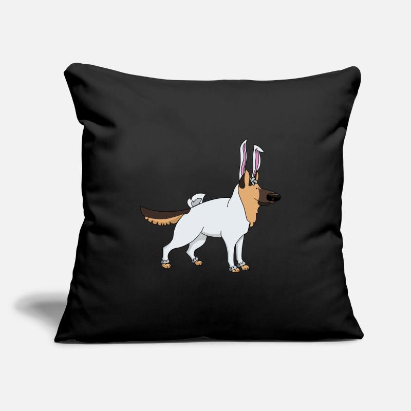German shepherd in easter bunny costume Easter Sofa pillowcase 17,3'' x 17,3'' (45 x 45 cm)