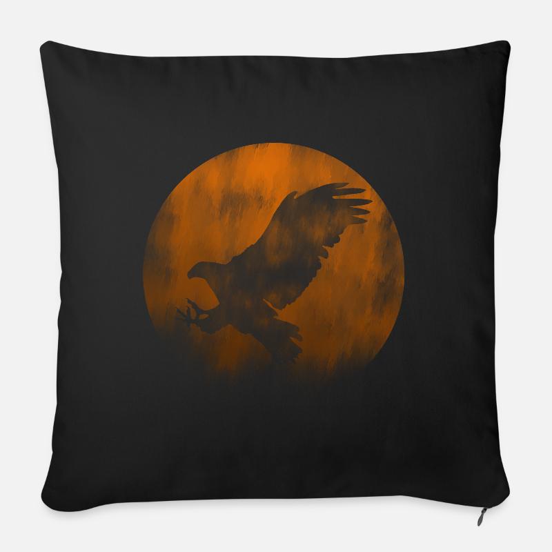 Eagle - Sofa pillowcase 17,3'' x 17,3'' (45 x 45 cm) - black