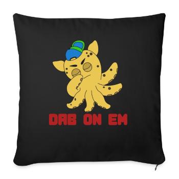 Das kleine aber entzückende Dumbo Octopus T-Shirt - Sofakissenbezug 45 x 45 cm - Schwarz - Vorne