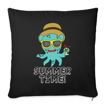 Das kleine aber entzückende Dumbo Octopus T-Shirt - Sofakissenbezug 45 x 45 cm - Schwarz - Vorne