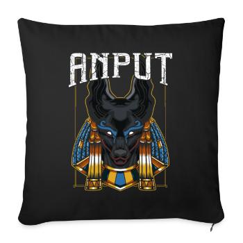 Dieu mythologie dieu déesse égyptienne - Housse de coussin décorative 45 x 45 cm - noir - Devant