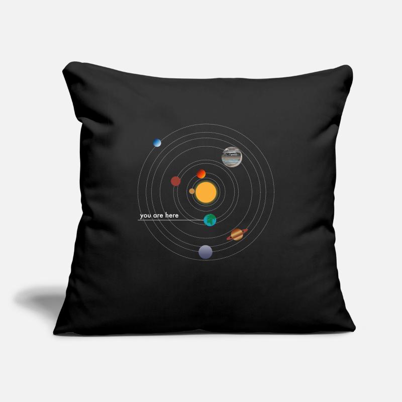 solar system Sofa pillowcase 17,3'' x 17,3'' (45 x 45 cm)