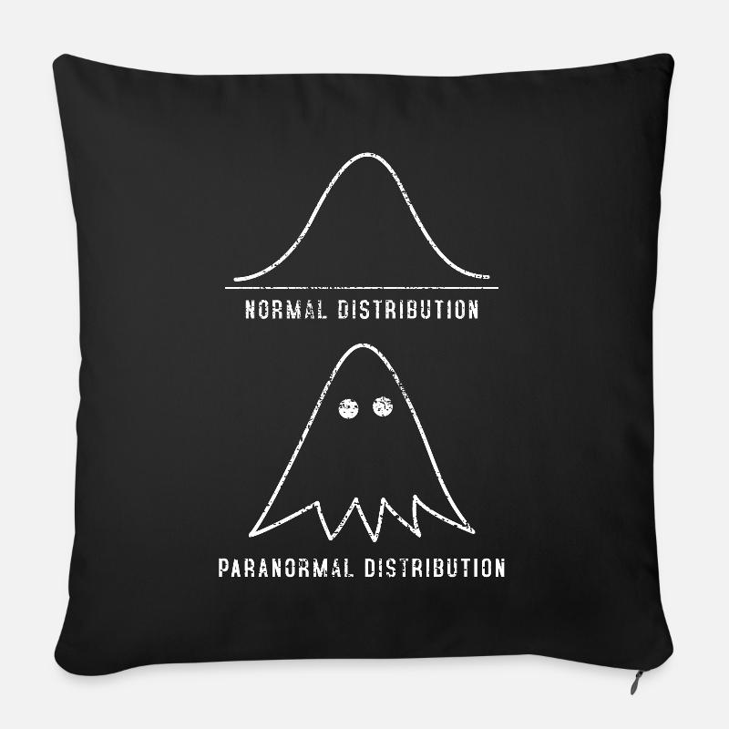 Mathe Lehrer Halloween Lustig - Sofakissenbezug 45 x 45 cm - Schwarz