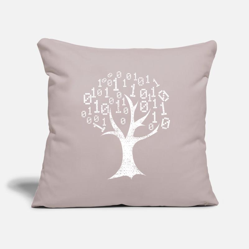 Code write tree Sofa pillowcase 17,3'' x 17,3'' (45 x 45 cm)