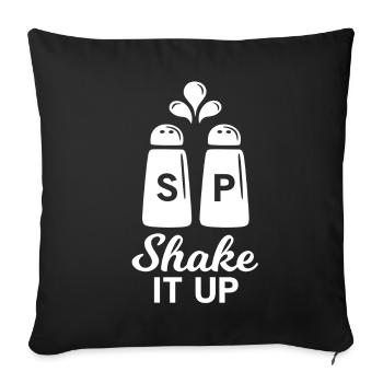 Gastronomy Chef Gift Mother Kitchen Restaurant - Sofa pillowcase 17,3'' x 17,3'' (45 x 45 cm) - black - Front