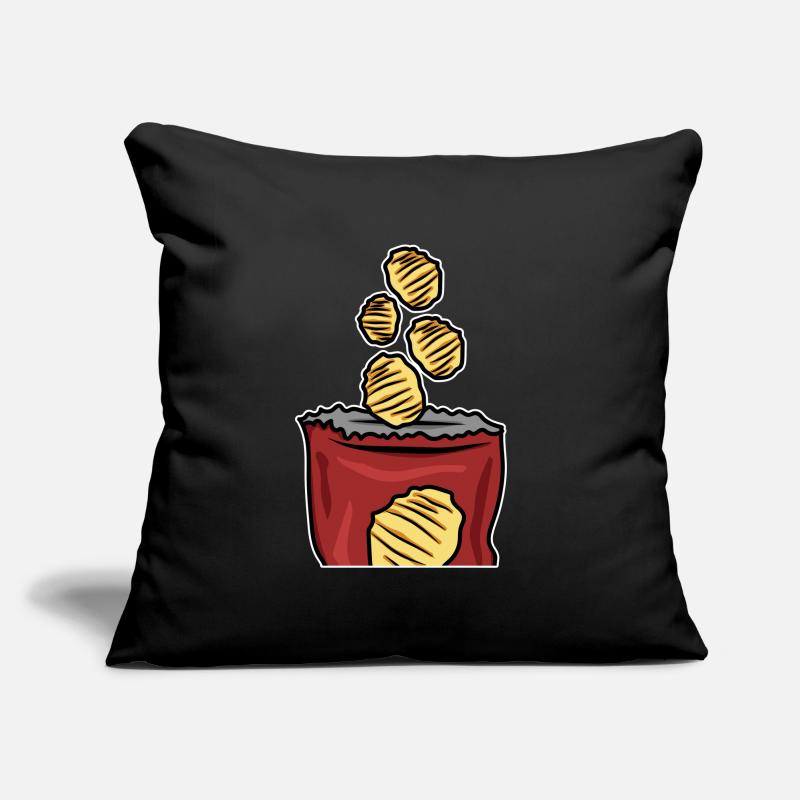 Crisps Bristish Chips Snack Gift Sofa pillowcase 17,3'' x 17,3'' (45 x 45 cm)