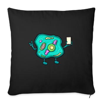 T-shirt de professeur de science drôle T-shirt de professeur de science drôle - Housse de coussin décorative 45 x 45 cm - noir - Devant