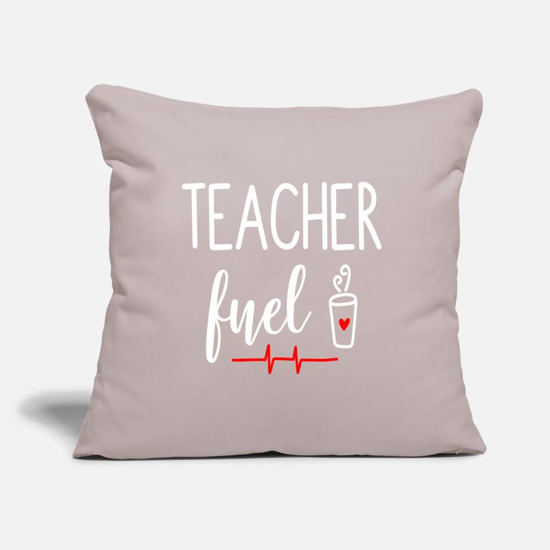 Lehrer Geschenk Bildung Schule Sprüche Lehramt Sofakissenbezug 45 x 45 cm