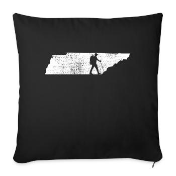 marche - Housse de coussin décorative 45 x 45 cm - noir - Devant