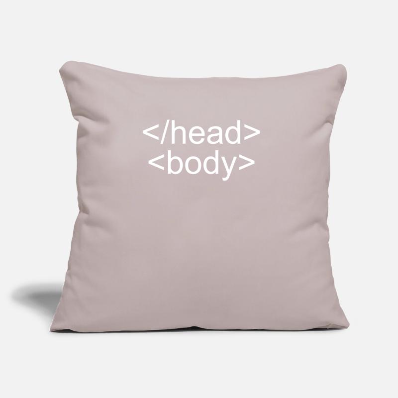 Halloween Costume HTML Code IT Nerd Tech Support Sofa pillowcase 17,3'' x 17,3'' (45 x 45 cm)