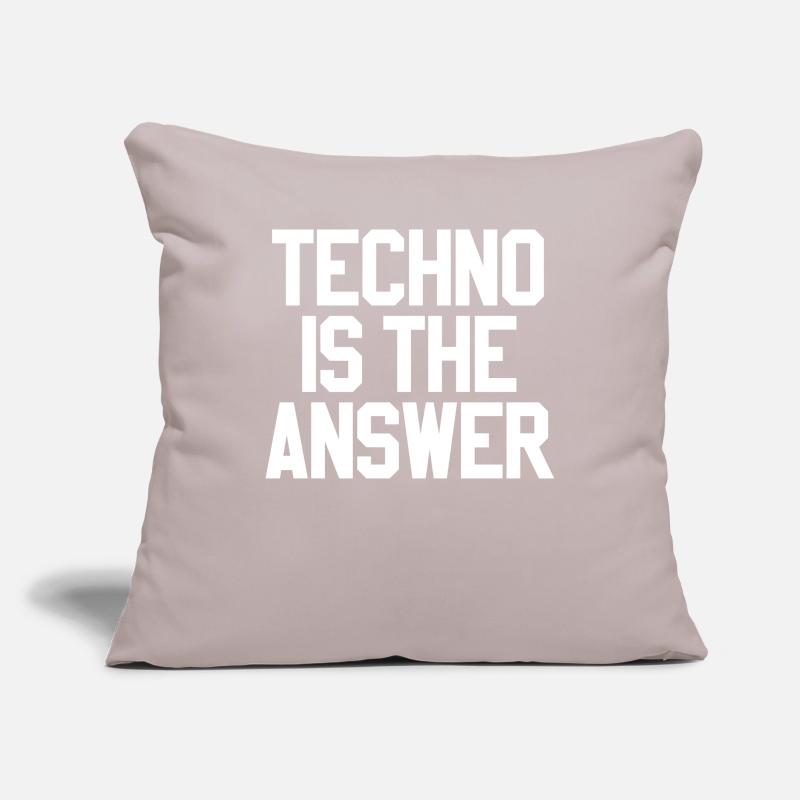 Electronic Dance Techno Techno Housse de coussin décorative 45 x 45 cm