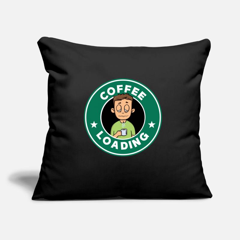 coffee loading Sofa pillowcase 17,3'' x 17,3'' (45 x 45 cm)