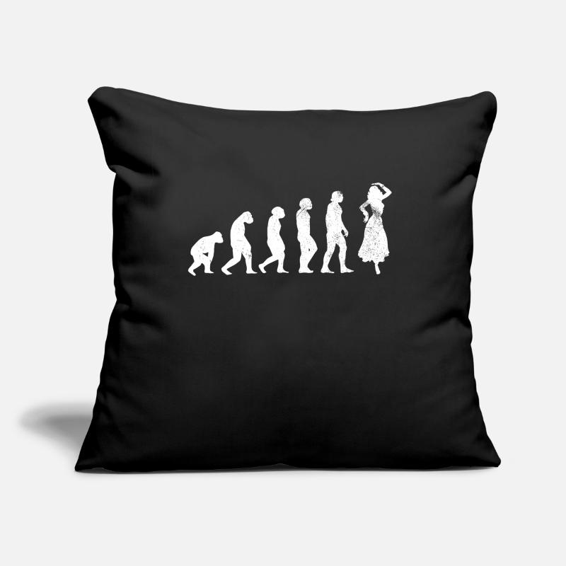 Danse danse du ventre Evolution Housse de coussin décorative 45 x 45 cm
