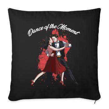 Tango Dance - Sofa pillowcase 17,3'' x 17,3'' (45 x 45 cm) - black - Front