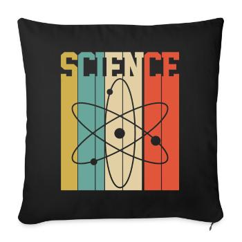 SCIENCE ATOM ELEMENT - Housse de coussin décorative 45 x 45 cm - noir - Devant