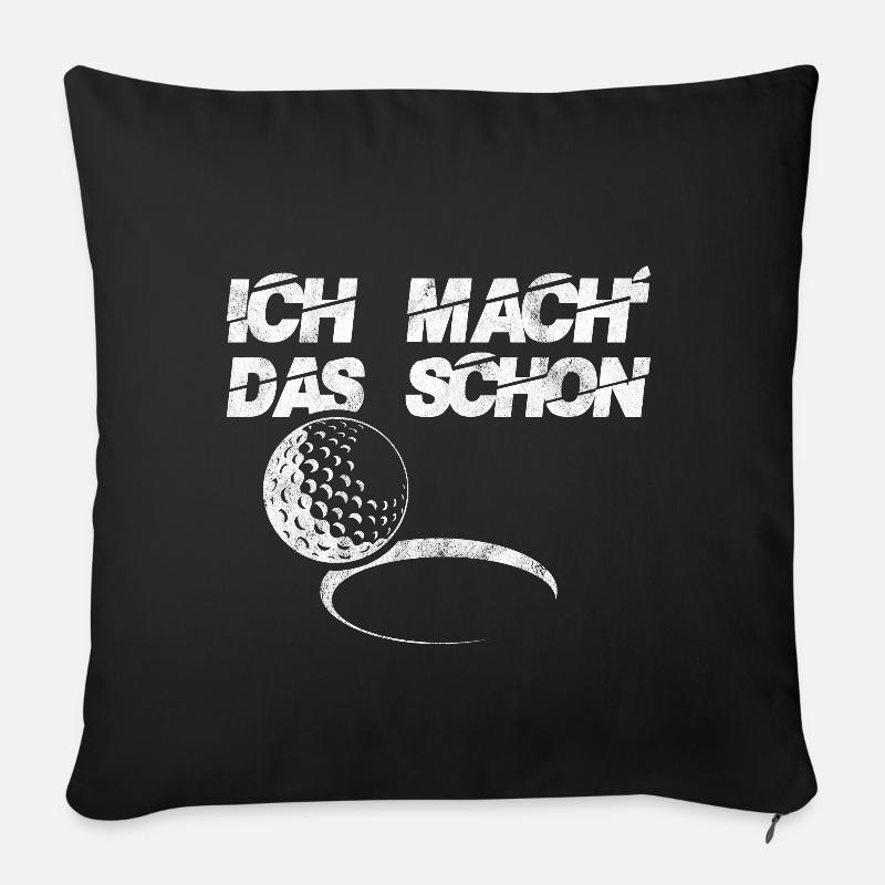 Ich Mach Das Schon - Sofakissenbezug 45 x 45 cm - Schwarz