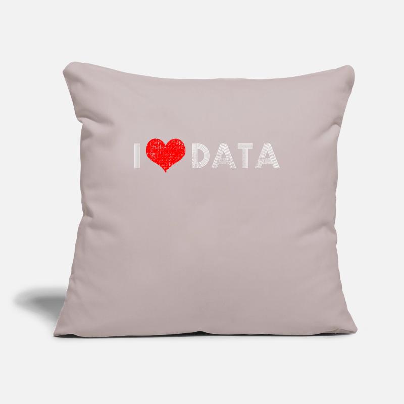 Computer Science Mathematics Data Statistics Sofa pillowcase 17,3'' x 17,3'' (45 x 45 cm)