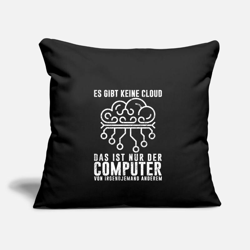 Il n’y a pas de cloud Housse de coussin décorative 45 x 45 cm