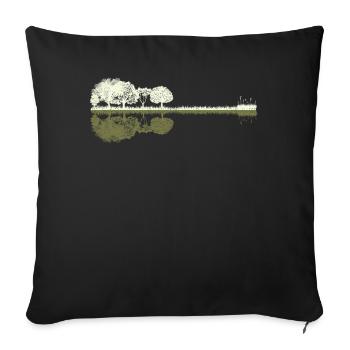 Tee shirt Nature Design Tee shirt - Housse de coussin décorative 45 x 45 cm - noir - Devant