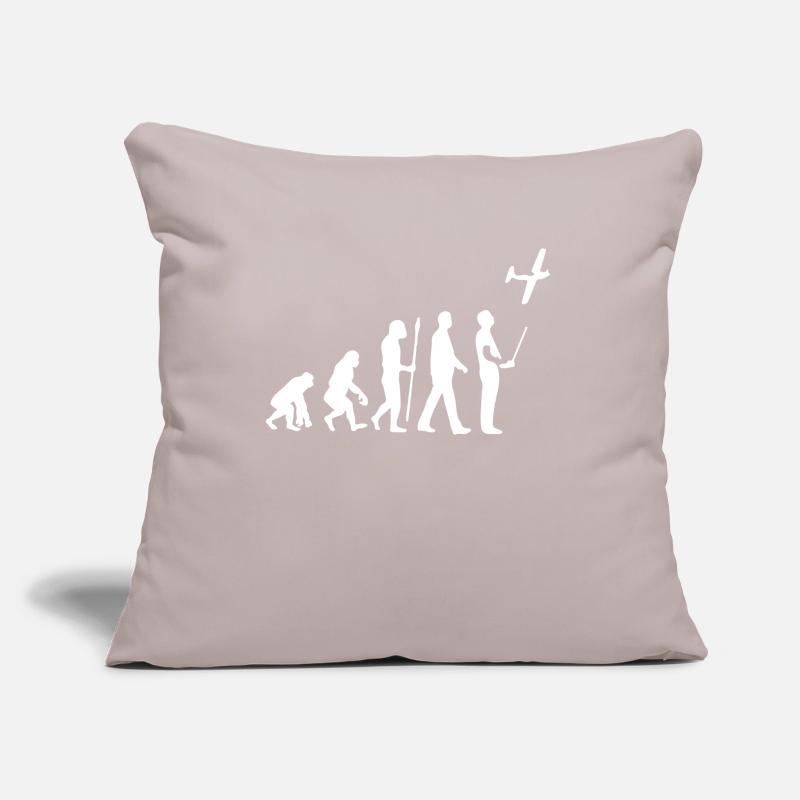 Evolution du modèle de vol Housse de coussin décorative 45 x 45 cm