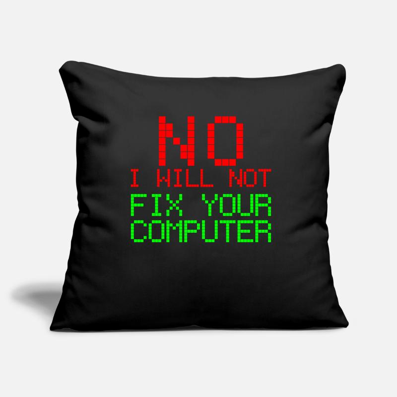 Informatique Software Engineer Programmer Code Housse de coussin décorative 45 x 45 cm