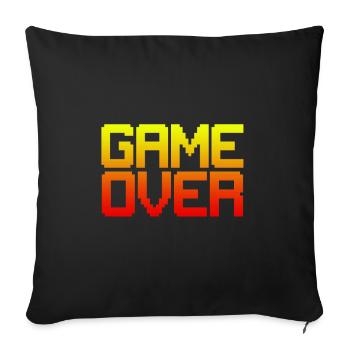 Console de jeu Gaming Gift PC Computer - Housse de coussin décorative 45 x 45 cm - noir - Devant