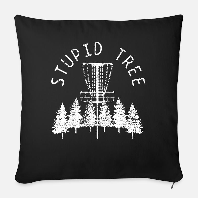 DISC GOLF PARK - Sofakissenbezug 45 x 45 cm - Schwarz