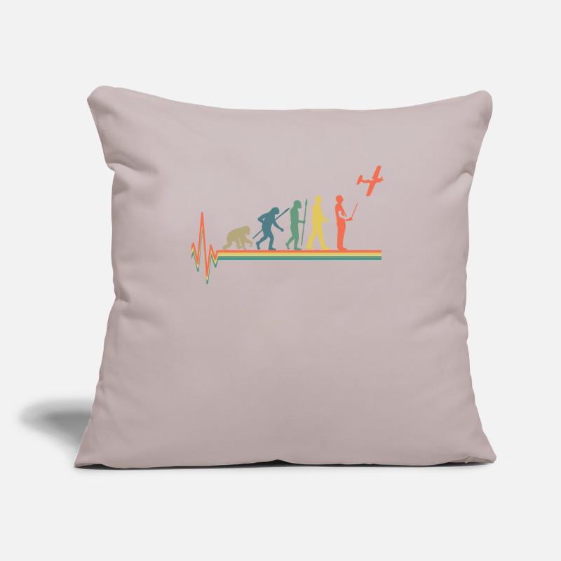 Model Flight Evolution Retro Vintage Designer Sofa pillowcase 17,3'' x 17,3'' (45 x 45 cm)