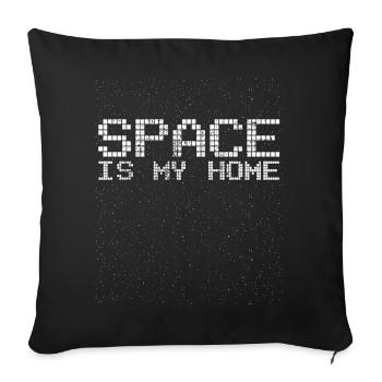 Astronomie - Sofakissenbezug 45 x 45 cm - Schwarz - Vorne