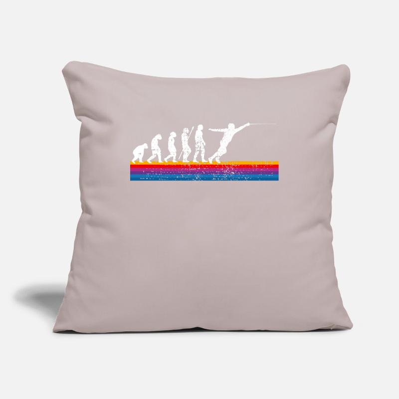 Fechten Evolution Sofakissenbezug 45 x 45 cm