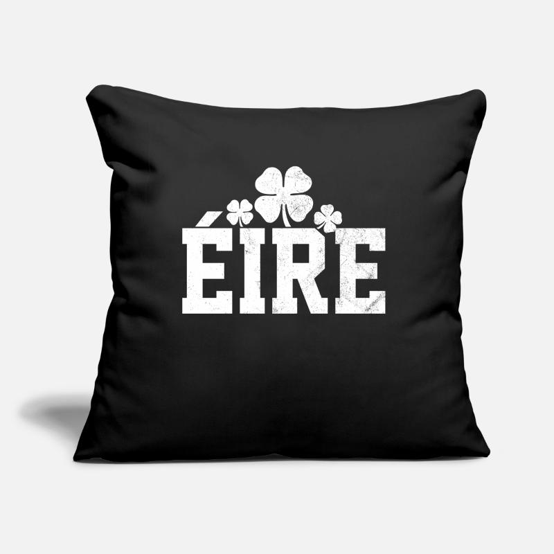 Shamrock Gloverleaf Eire Housse de coussin décorative 45 x 45 cm
