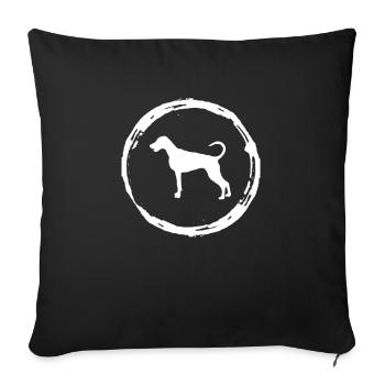Doberman Doberman Pinscher Puppy Dog - Sofa pillowcase 17,3'' x 17,3'' (45 x 45 cm) - black - Front