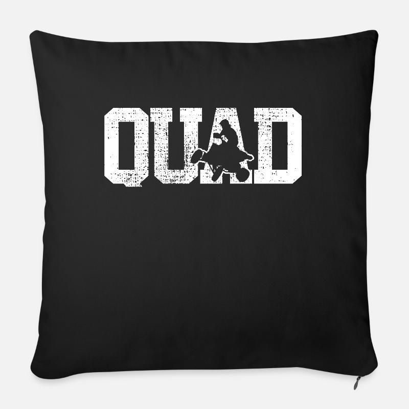 Quad Driver - Sofakissenbezug 45 x 45 cm - Schwarz