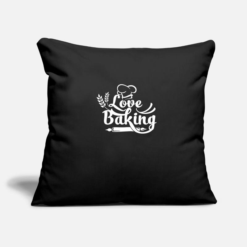 Baker Baking Bakery Baking Baker Sofa pillowcase 17,3'' x 17,3'' (45 x 45 cm)