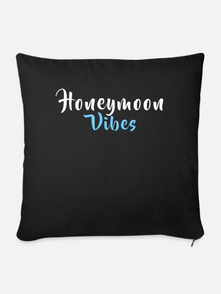 HONEYMOON SHIRT - Sofakissenbezug 45 x 45 cm - Schwarz