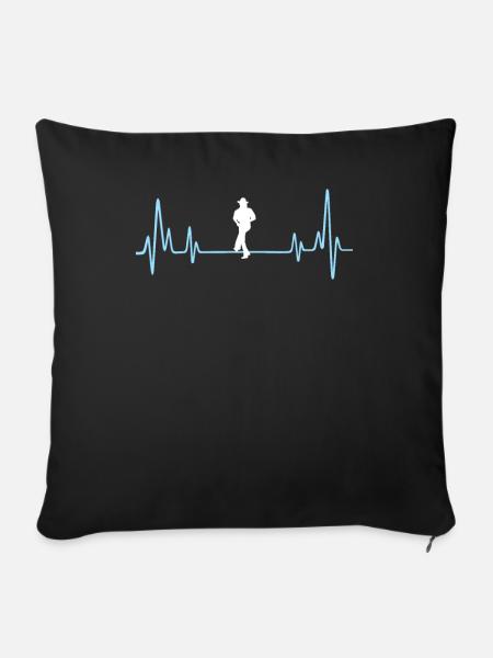 Line Dance Present For Your Uncle - Sofakissenbezug 45 x 45 cm - Schwarz
